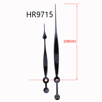 Good Quality Hr9715 208 mm Black Spade Clock Pointer Wall Clock Parts